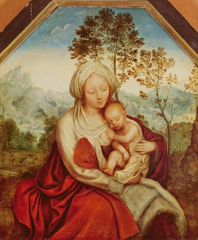 Virgin and Child by Quentin Massys or Metsys